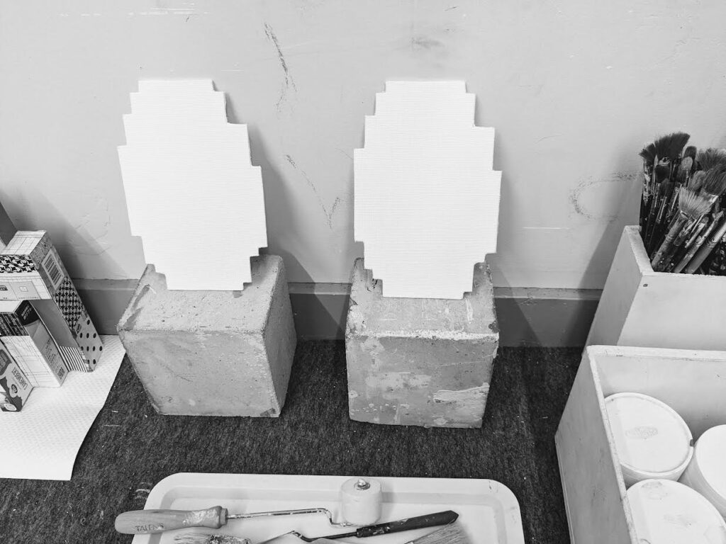 「～開催前のコメント～ 金森昭憲 」に掲載の制作風景の写真画像です